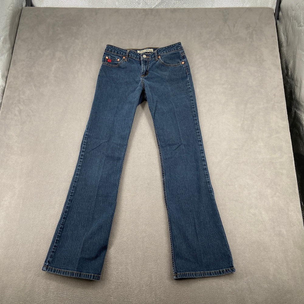 Paris Blues Soulmate Jeans Womens 7 Blue Denim Flared Leg Y2K Vintage Bootcut